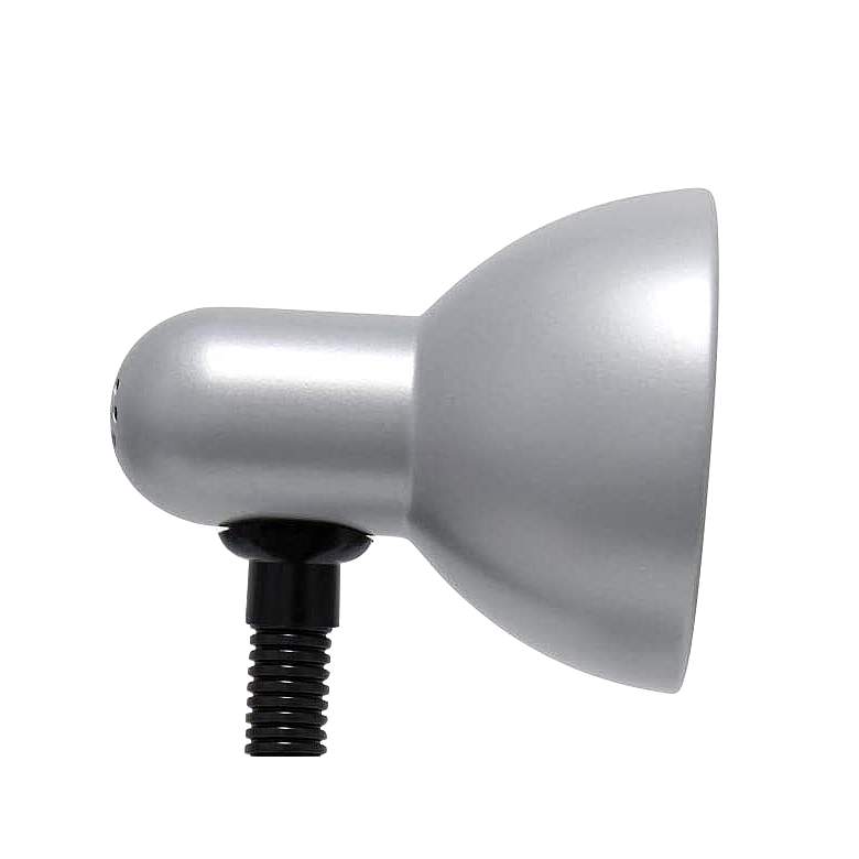 Image 3 All The Rages Essentix Fundamental 14 1/4" Silver Gooseneck Desk Lamp more views