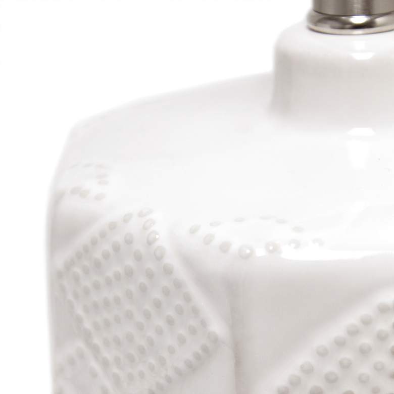 Image 4 All the Rages Kaia 19" High Off-White Ceramic Accent Table Lamp more views