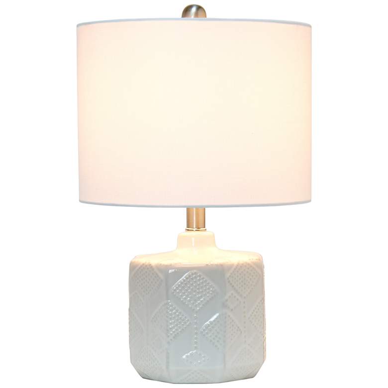 Image 6 All the Rages Kaia 19" High Off-White Ceramic Accent Table Lamp more views