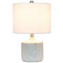 6_All the Rages Kaia 19" High Off-White Ceramic Accent Table Lamp more views
