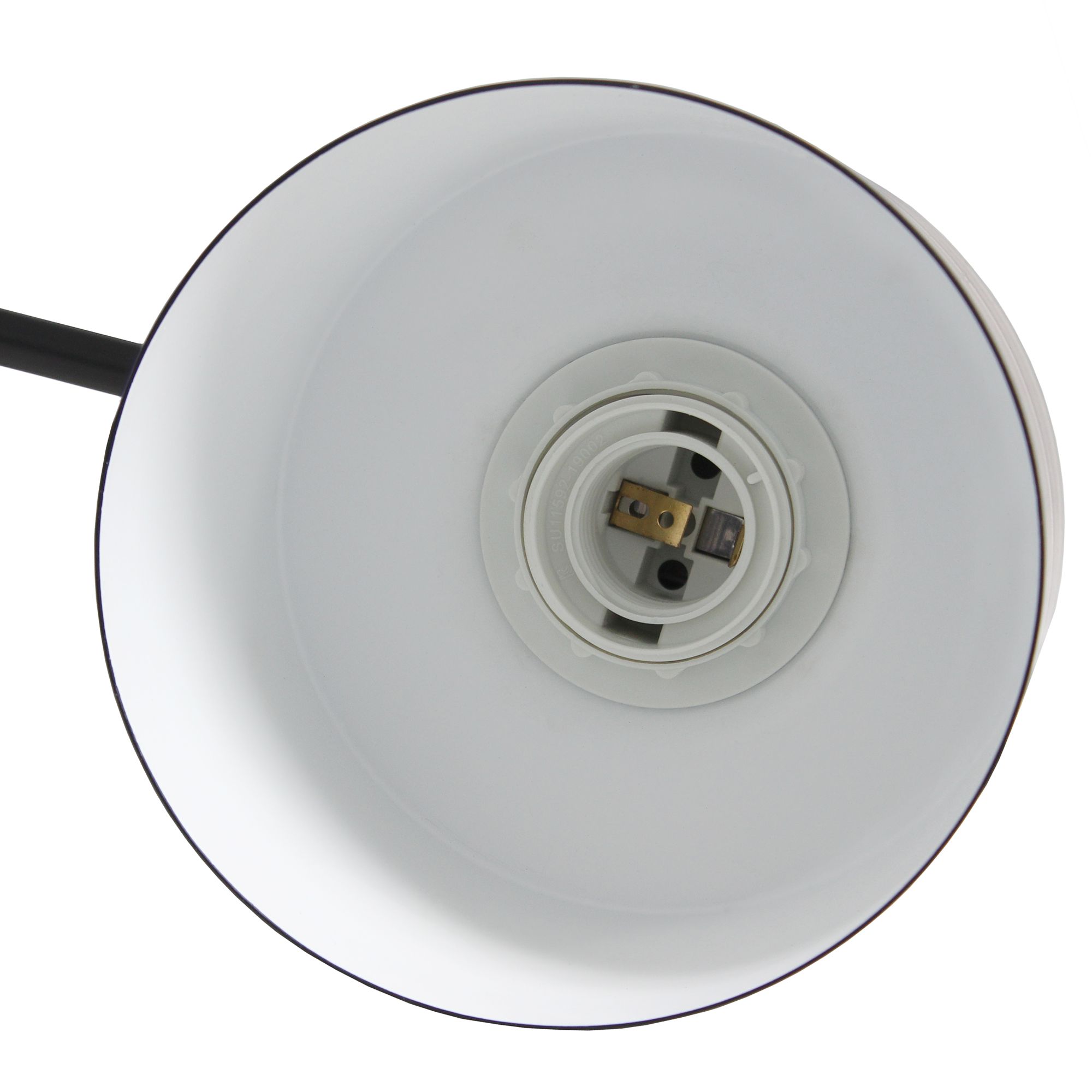 All the Rages Lalia 21" High Modern Black Metal Table Lamp