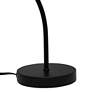4_All The Rages Lalia 22 1/4" High Modern Black Finish Scroll Table Lamp more views