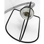 7_All The Rages Lalia 22 1/4" High Modern Black Finish Scroll Table Lamp more views