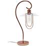 2_All The Rages Lalia 22 1/4" High Modern Rose Gold Scroll Table Lamp