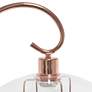 6_All The Rages Lalia 22 1/4" High Modern Rose Gold Scroll Table Lamp more views