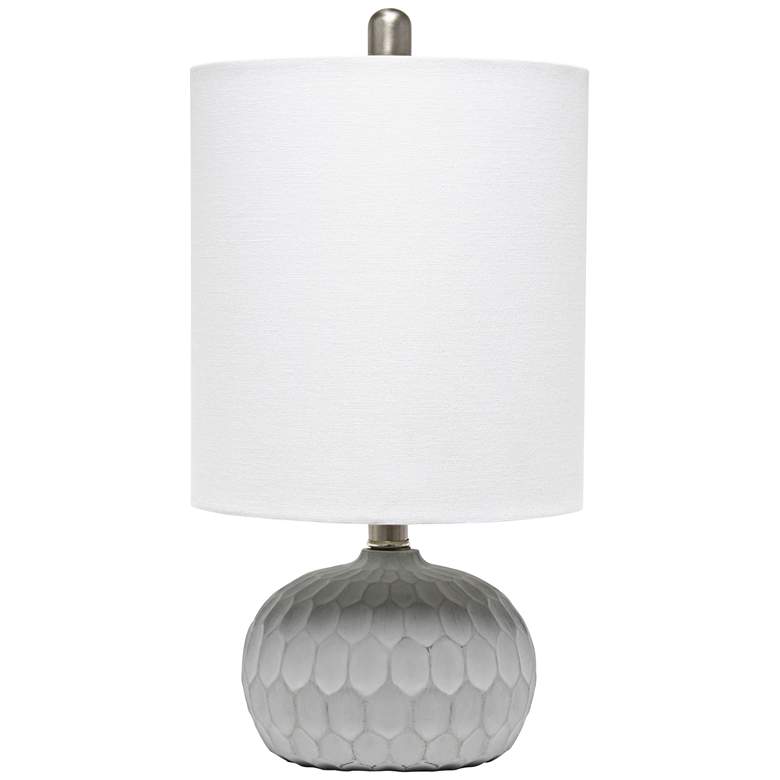 Image 2 All The Rages Lalia Home 18 1/2" High Gray Concrete Accent Table Lamp