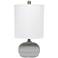 All The Rages Lalia Home 18 1/2" High Gray Concrete Accent Table Lamp