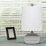 1_All The Rages Lalia Home 18 1/2" High Gray Concrete Accent Table Lamp