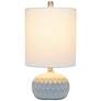 3_All The Rages Lalia Home 18 1/2" High Gray Concrete Accent Table Lamp more views