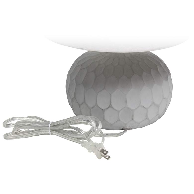 Image 4 All The Rages Lalia Home 18 1/2" High Gray Concrete Accent Table Lamp more views
