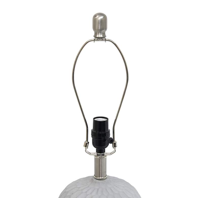 Image 6 All The Rages Lalia Home 18 1/2" High Gray Concrete Accent Table Lamp more views
