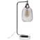 All the Rages Lalia Home 19" High Chrome Wire Mesh Desk Lamp