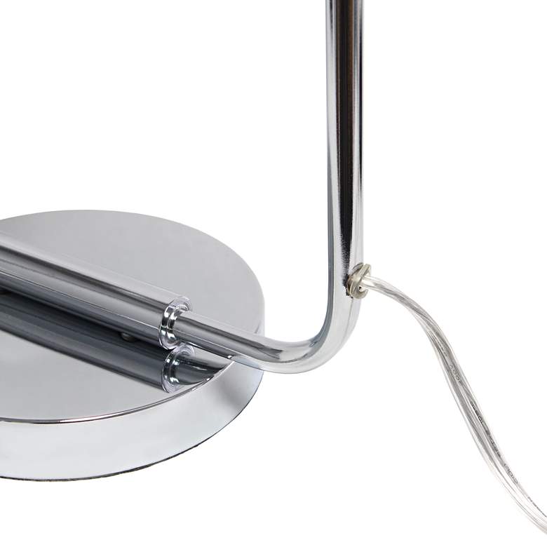 Image 7 All the Rages Lalia Home 19" High Chrome Wire Mesh Desk Lamp more views