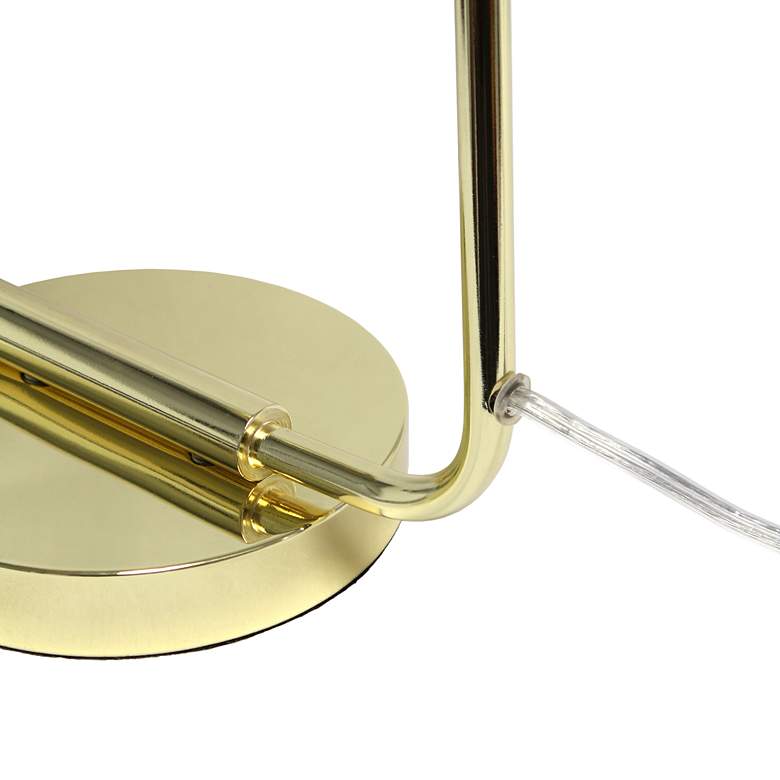 Image 7 All the Rages Lalia Home 19" High Gold Wire Mesh Modern Desk Lamp more views