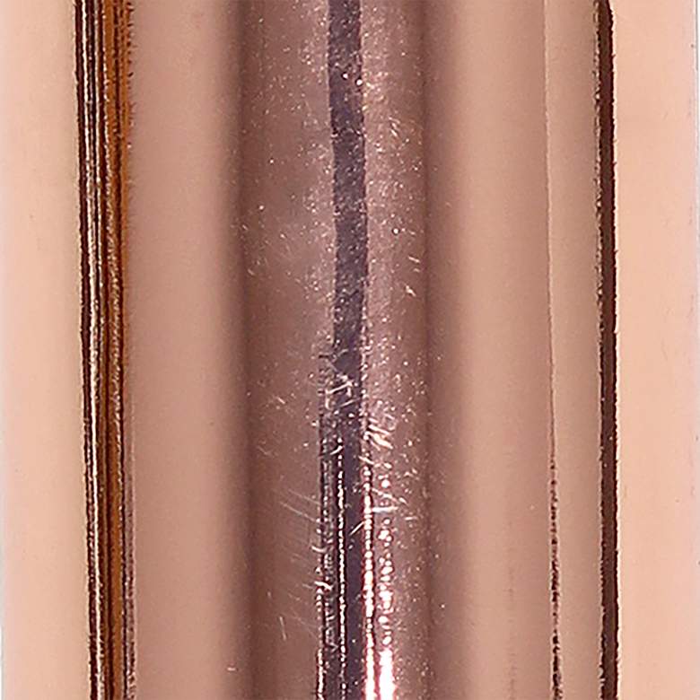 Image 3 All the Rages Lalia Home 19" High Rose Gold Wire Mesh Modern Desk Lamp more views