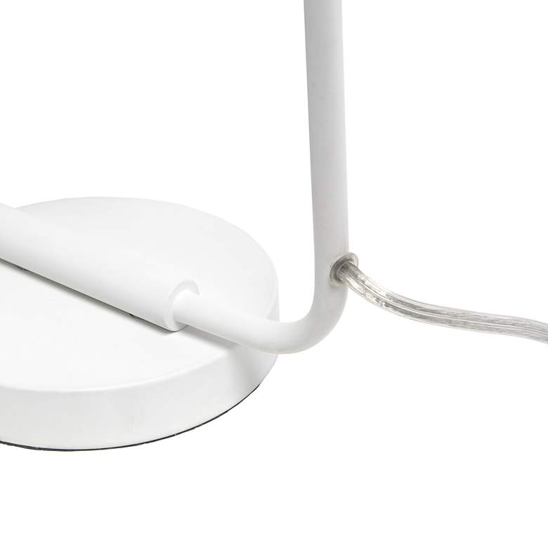 Image 7 All the Rages Lalia Home 19" High White Wire Mesh Modern Desk Lamp more views