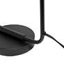 All The Rages Lalia Home 19" Matte Black Wired Mesh Modern Desk Lamp