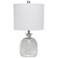 All The Rages Lalia Home 20" Smokey Gray Glass Jar Accent Table Lamp