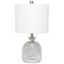 2_All The Rages Lalia Home 20" White and Smok Gray Glass Accent Lamp