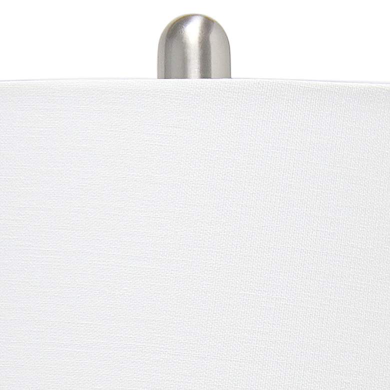 Image 3 All the Rages Lalia Home 23 1/4" Rose Quartz Rippled Glass Table Lamp more views