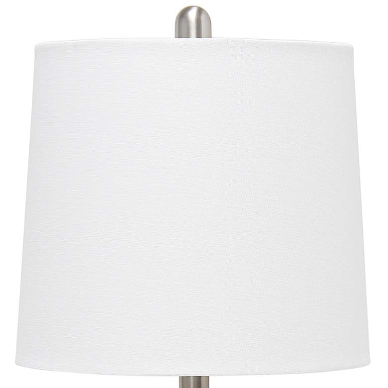 Image 4 All the Rages Lalia Home 23 1/4" Rose Quartz Rippled Glass Table Lamp more views