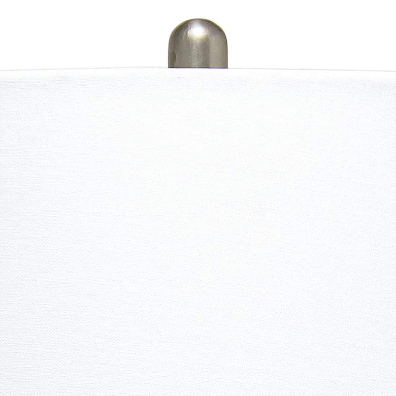 Image 3 All the Rages Lalia Home 26 1/4" White Ceramic Droplet Table Lamp more views