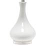 5_All the Rages Lalia Home 26 1/4" White Ceramic Droplet Table Lamp more views