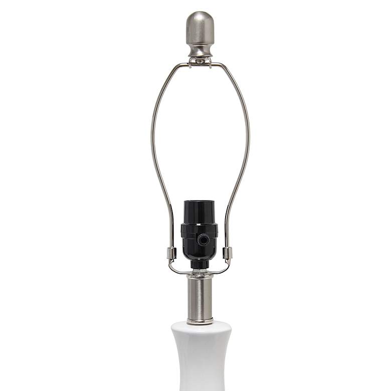 Image 7 All the Rages Lalia Home 26 1/4" White Ceramic Droplet Table Lamp more views