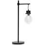 All the Rages Lalia Home Beacon 24" Matte Black Metal Accent Lamp