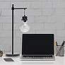 All the Rages Lalia Home Beacon 24" Matte Black Metal Accent Lamp