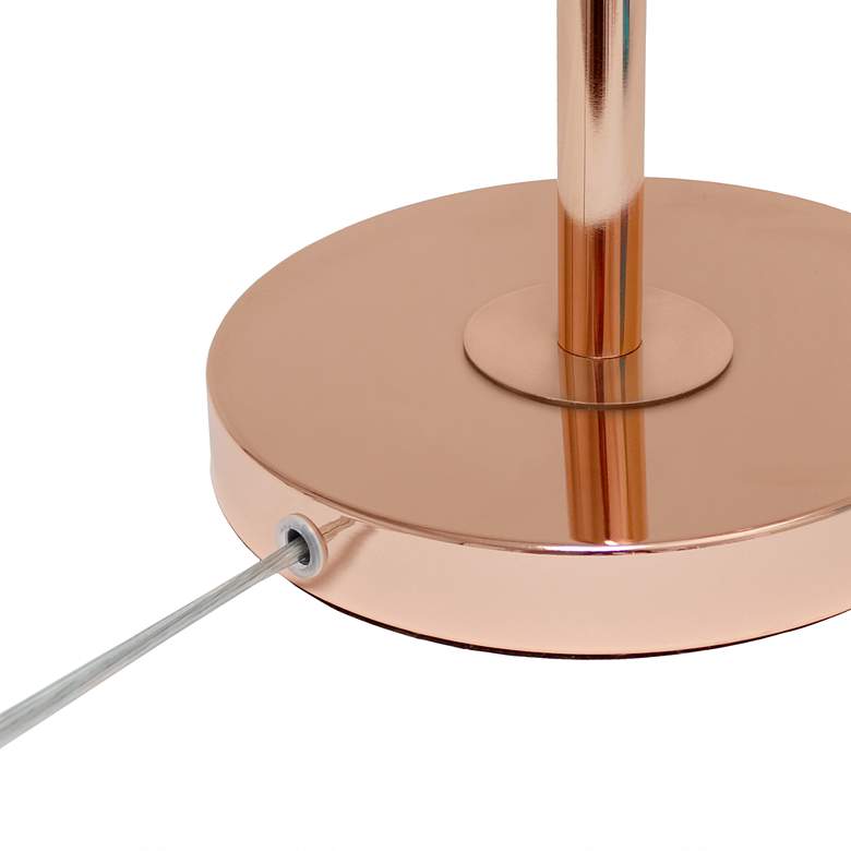 Image 5 All The Rages Lalia Home Rose Gold Vertically Adjustable Desk Lamp more views