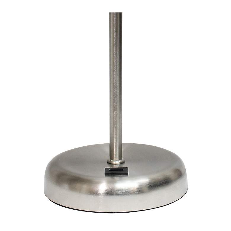 Image 4 All the Rages LimeLights 19 1/2" Pink Shade Stick Table Lamp with USB more views