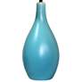 All the Rages Loma 19" High Modern Blue Ceramic Accent Table Lamp