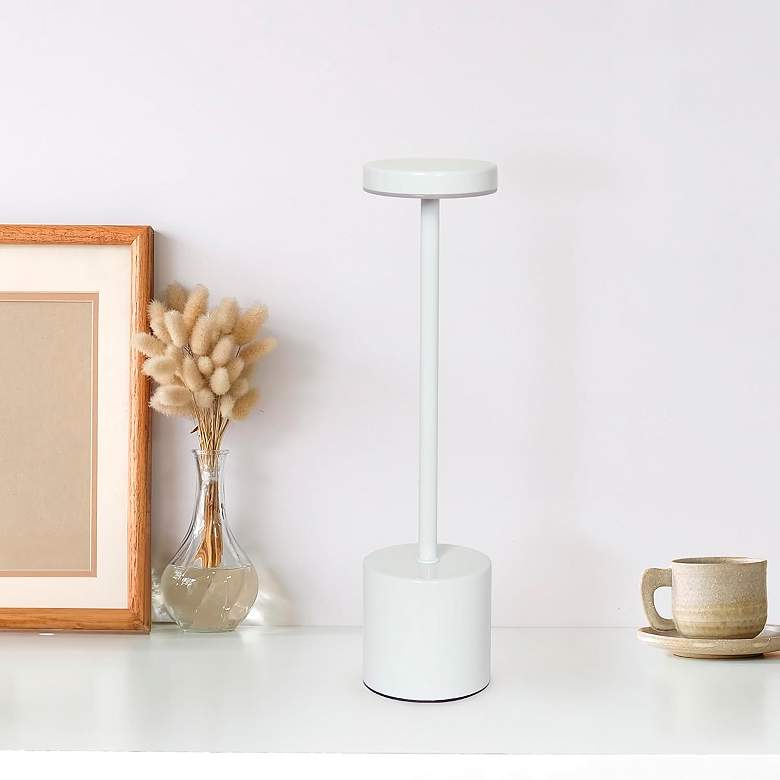Image 1 All The Rages Mushroom 12 3/4" Rechargeable LED Cordless Touch Lamp