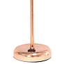 All The Rages Oslo 19 1/2" Modern Rose Gold USB Accent Table Lamp