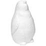 All The Rages Polar Penguin  10 1/4" High White Ceramic Accent Light