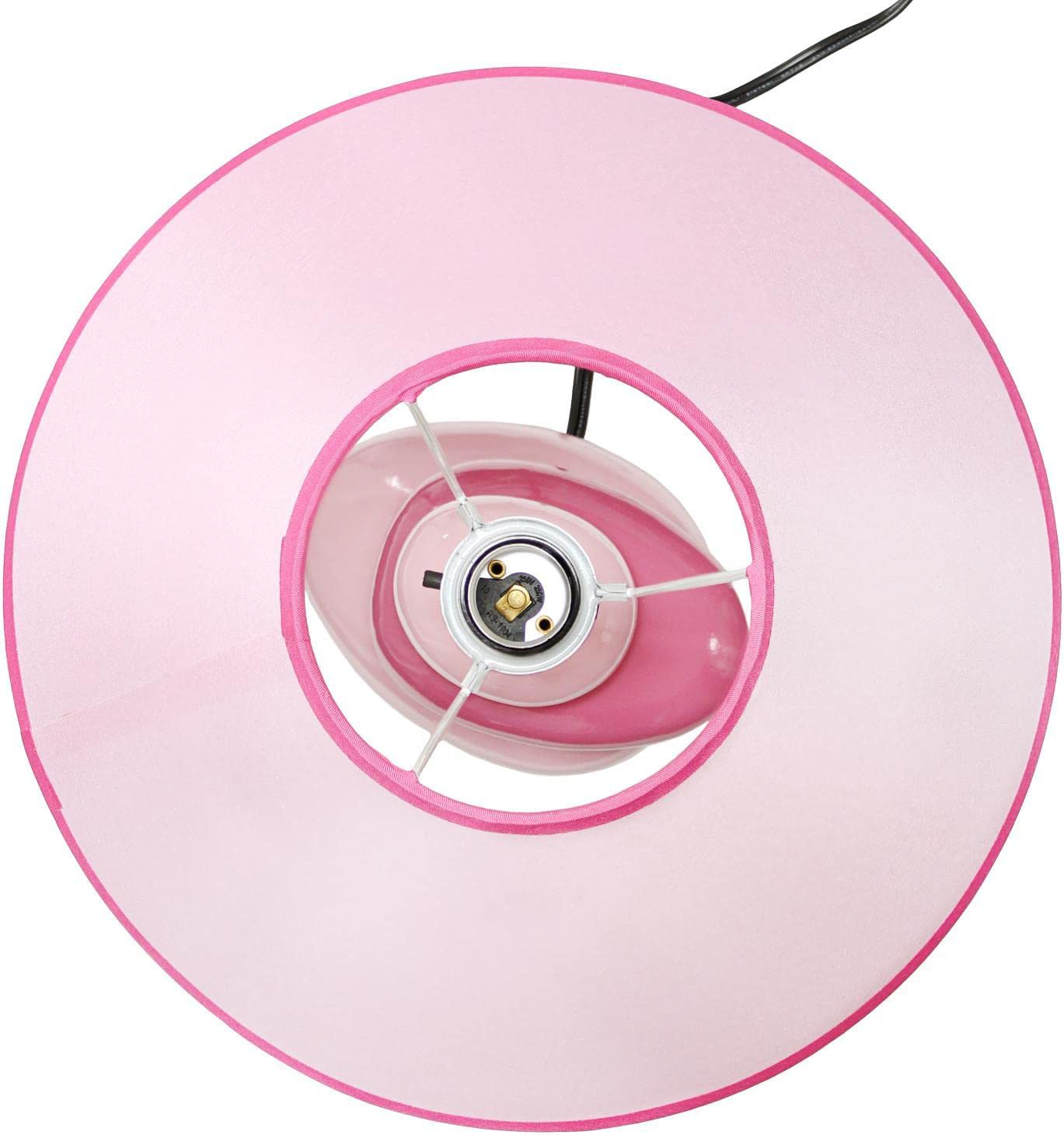 All The Rages Priva 17 1/4" Stacking Stones Pink Ceramic Table Lamp