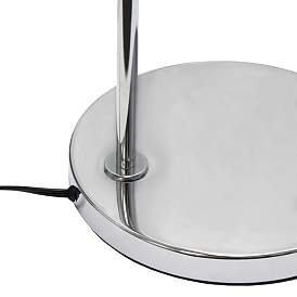 Image5 of All The Rages Saranap 66" Nickel and Chrome Modern Arc Floor Lamp more views