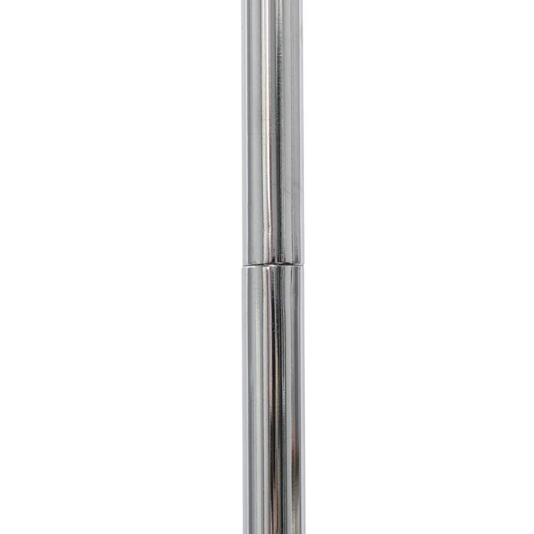 Image 7 All The Rages Saranap 66" Nickel and Chrome Modern Arc Floor Lamp more views
