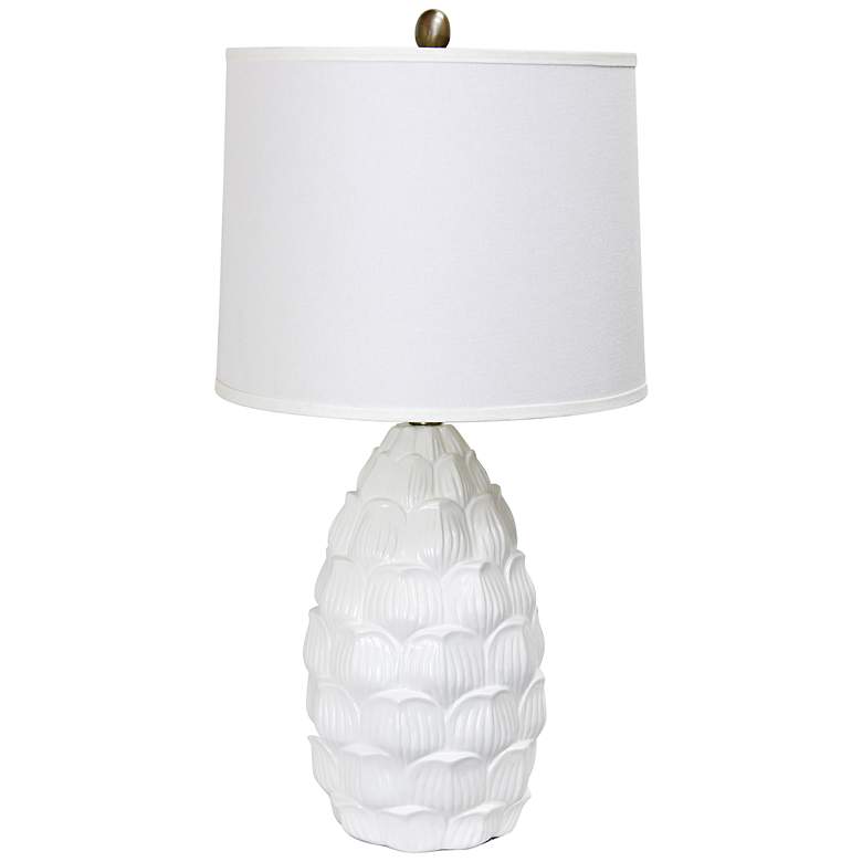 Image 3 All The Rages Seashell 28" High Coastal White Table Lamp