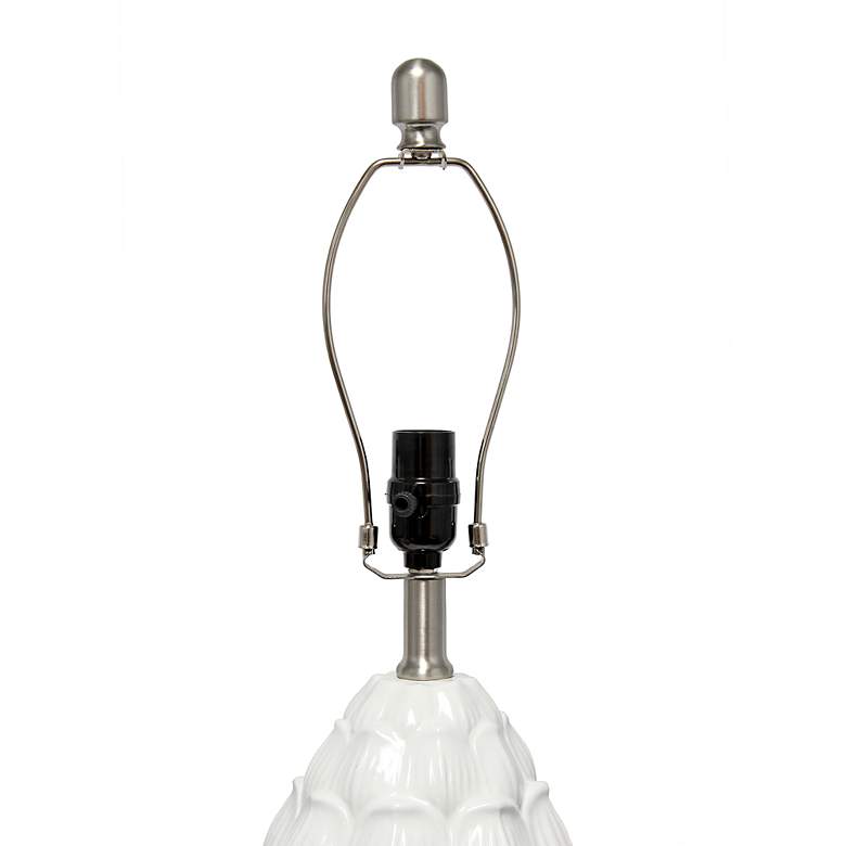 Image 5 All The Rages Seashell 28" High Coastal White Table Lamp more views
