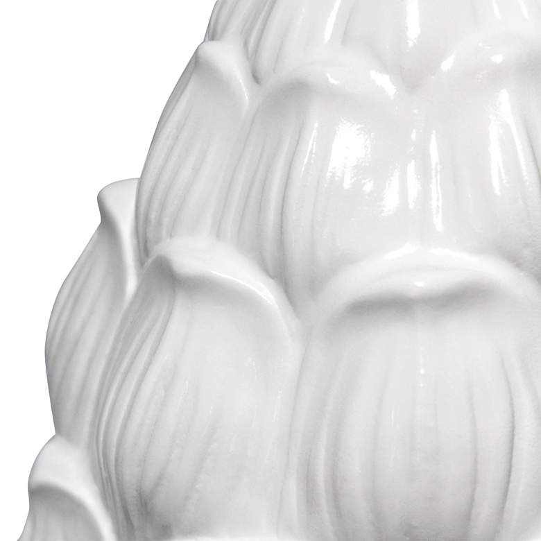 Image 6 All The Rages Seashell 28" High Coastal White Table Lamp more views