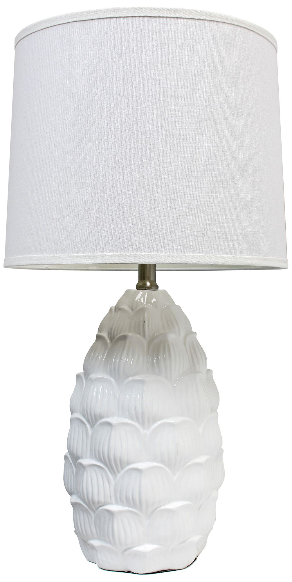 All The Rages Seashell 28" High Coastal White Table Lamp in scene