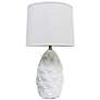 All The Rages Seashell 28" High Coastal White Table Lamp in scene