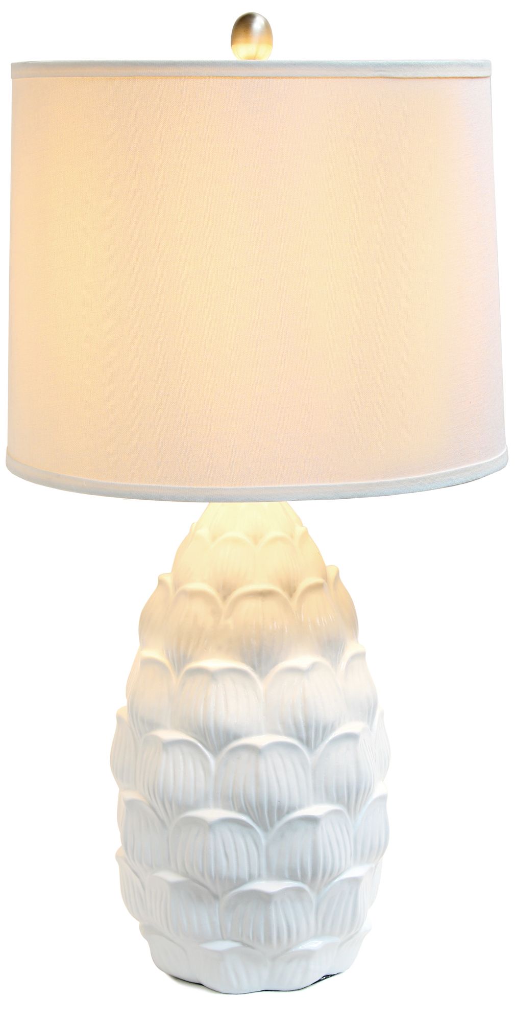 All The Rages Seashell 28" High Coastal White Table Lamp in scene