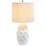 All The Rages Seashell 28" High Coastal White Table Lamp in scene