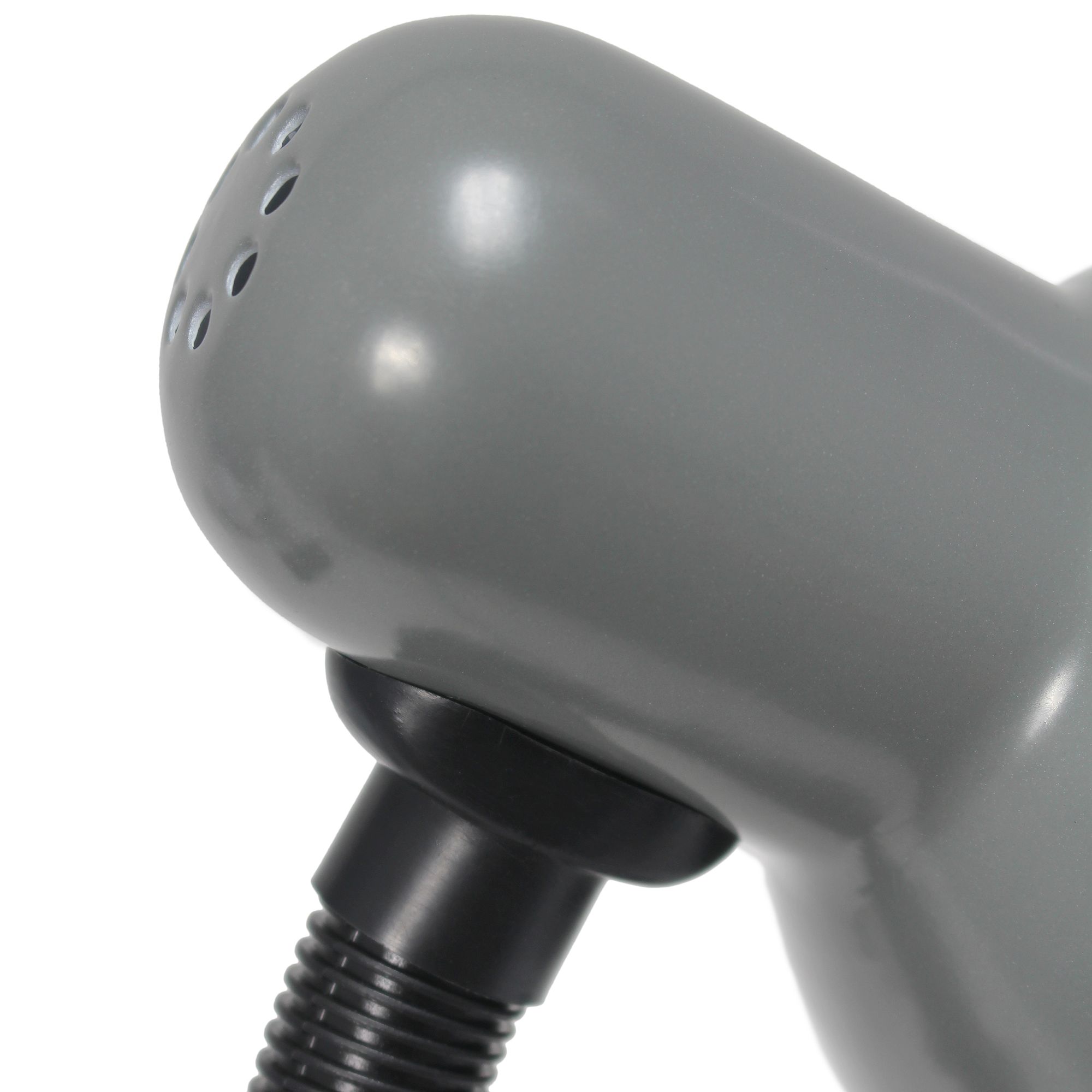 All The Rages Simple Designs 13 3/4" Basic Gray Gooseneck Desk Lamp