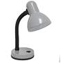 All The Rages Simple Designs 13 3/4" Basic Silver Gooseneck Desk Lamp