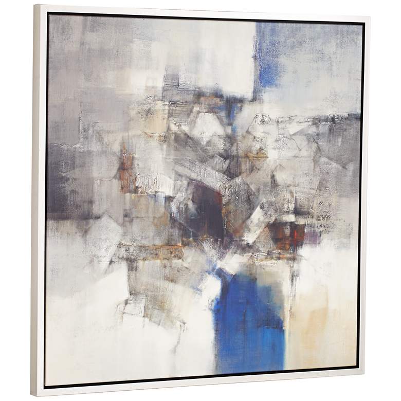 Image 4 All Wrapped Up Giclee 43" Square Framed Wall Art more views