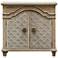 Allaire 35 1/4" Wide Aged Ivory 2-Door Wood Accent Cabinet